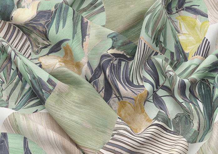 Osaka, Mint - Made to Measure Curtain - Image 4